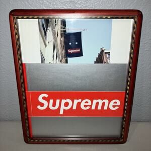 Supreme Framed Art Banner Sticker / 2 Scratch Off Box Logo Bogos / 1 Normal Red